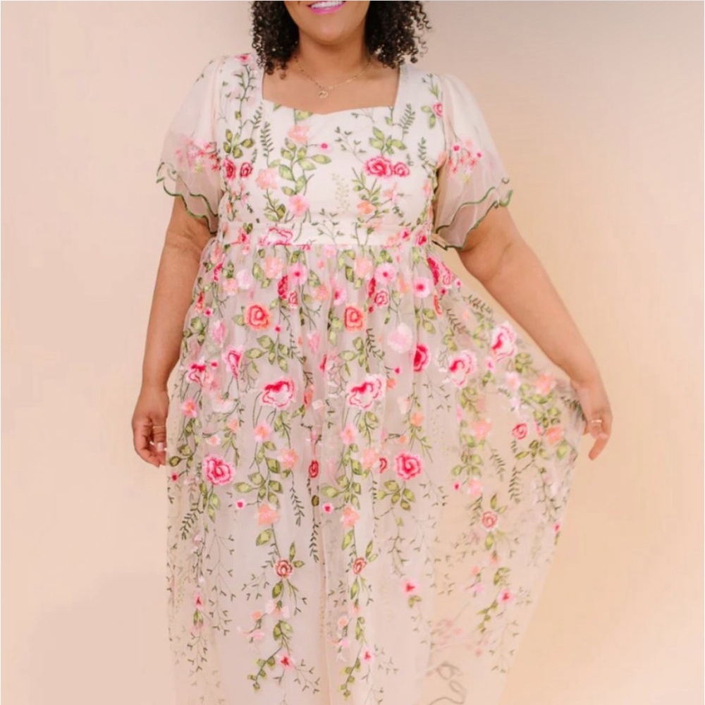 Brand New Ivy Co City Flora in Pastels Dress XL
